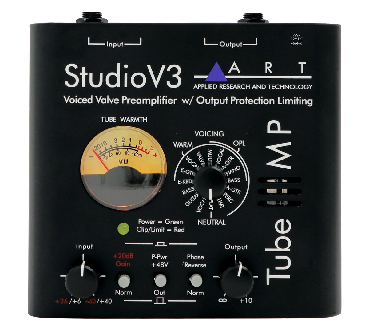 ギター ART Tube MP Studio V3 ART TUBE MP Studio V3 - Lampowy przedwzmacniacz z regulacją