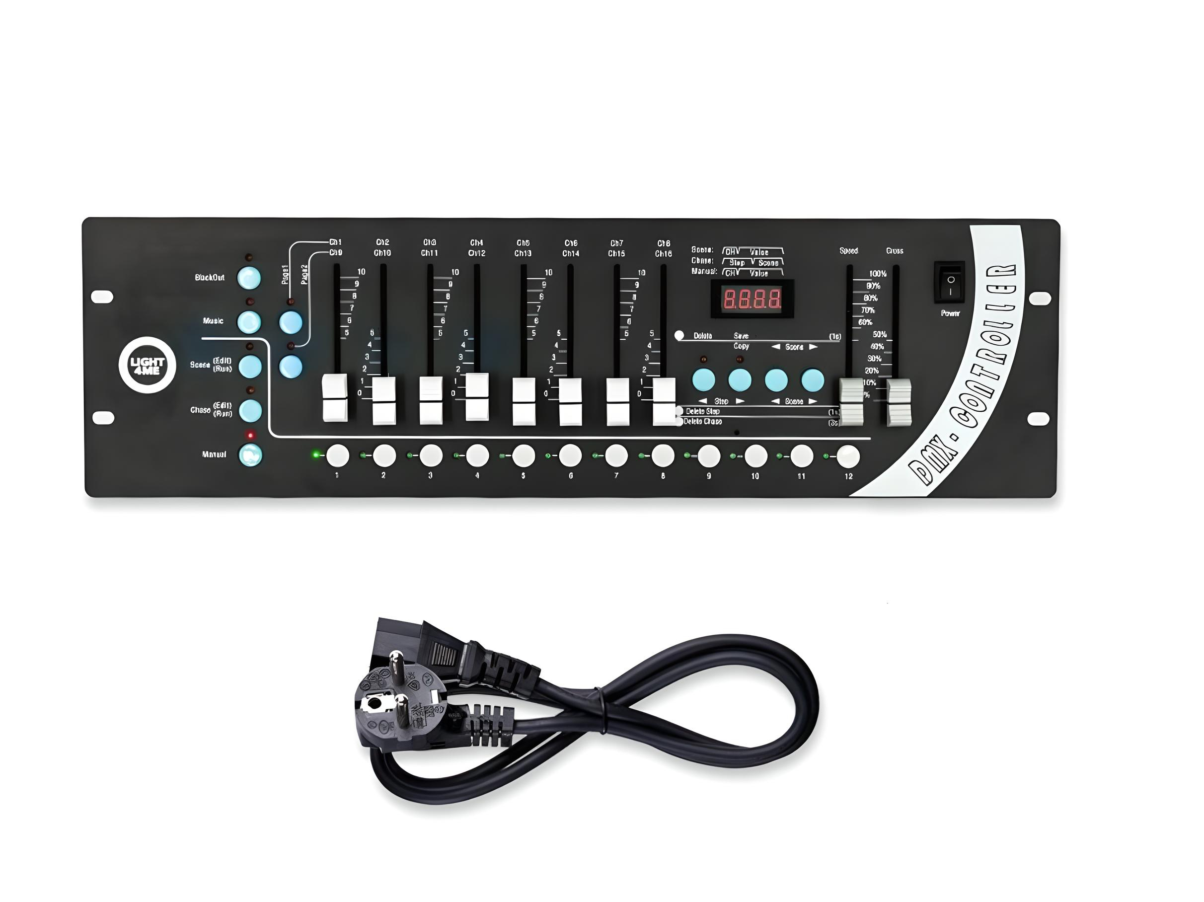 LIGHT4ME DMX 192 v2 - Suwakowy Sterownik DMX - Supersound - Sklep