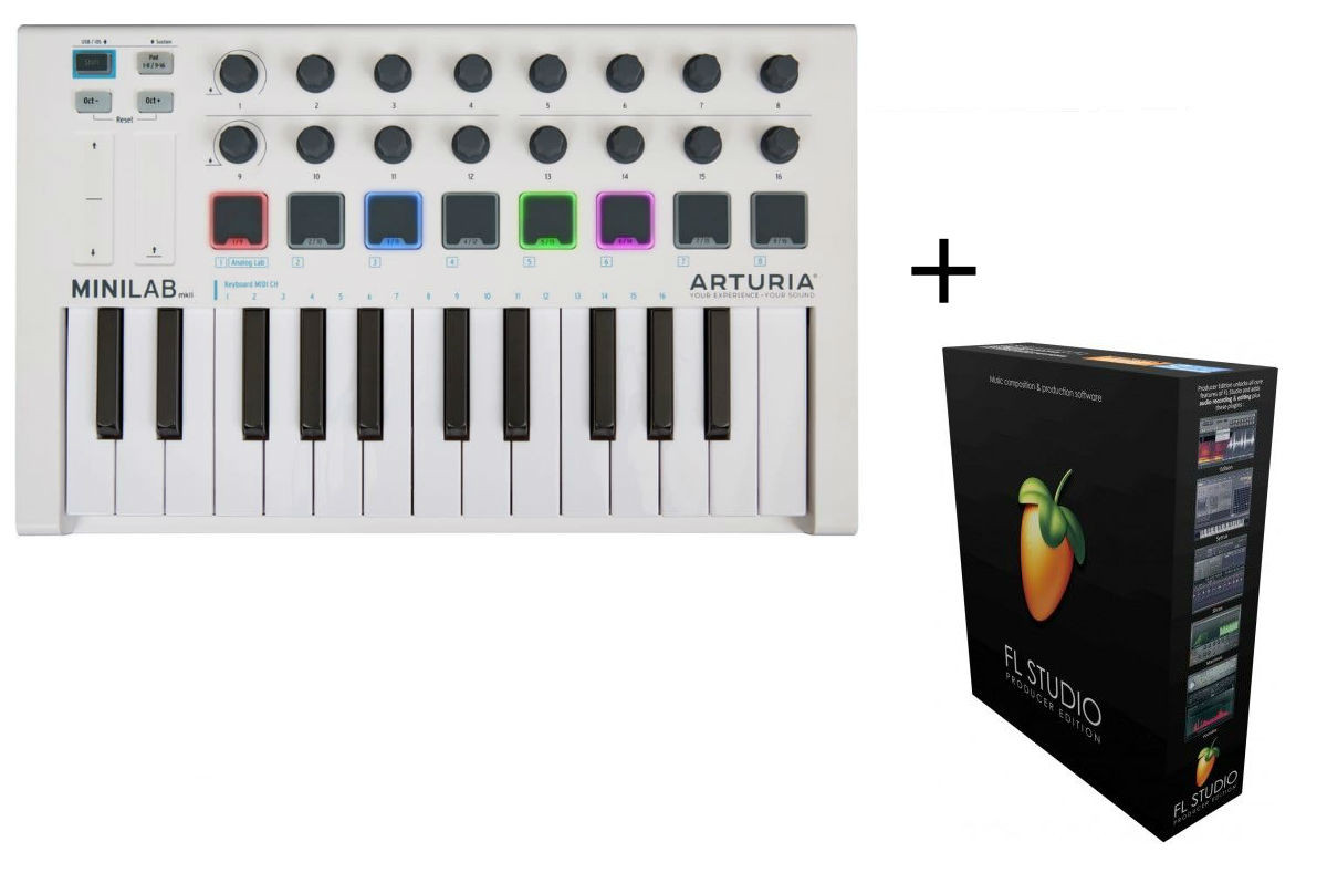 ARTURIA MINILAB mkII + FL Studio 20 Producer Edition BOX - Sklep muzyczny  Supersound