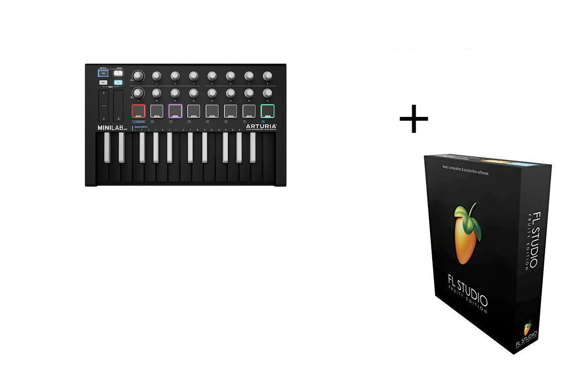 ARTURIA MINILAB mkII Inverted + FL Studio 20 Fruity Edition BOX - Sklep  muzyczny Supersound