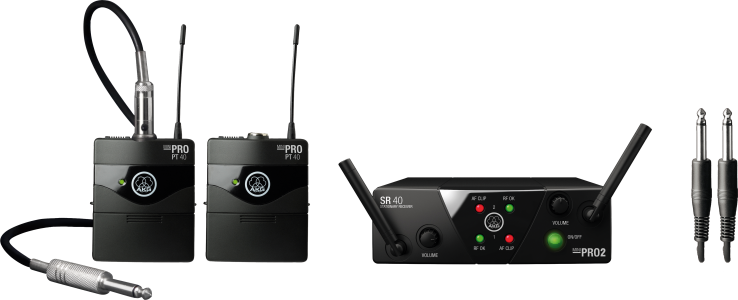AKG WMS40 Mini2 Instrumental Set BD US25A/C (537.500-539.300) - wireless system