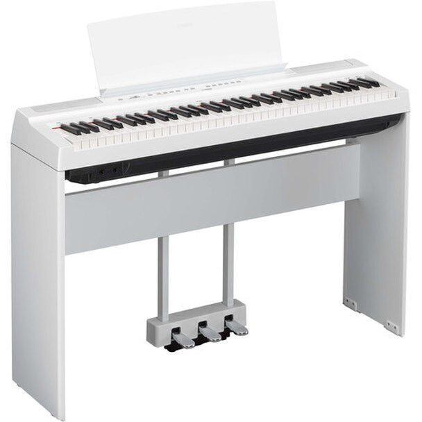 Yamaha P-121WH - pianino cyfrowe + statyw + pedał