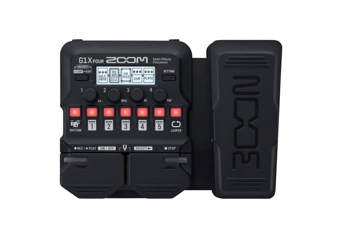 ‌Zoom G1X FOUR - Guitar Multi-Effects Pedal