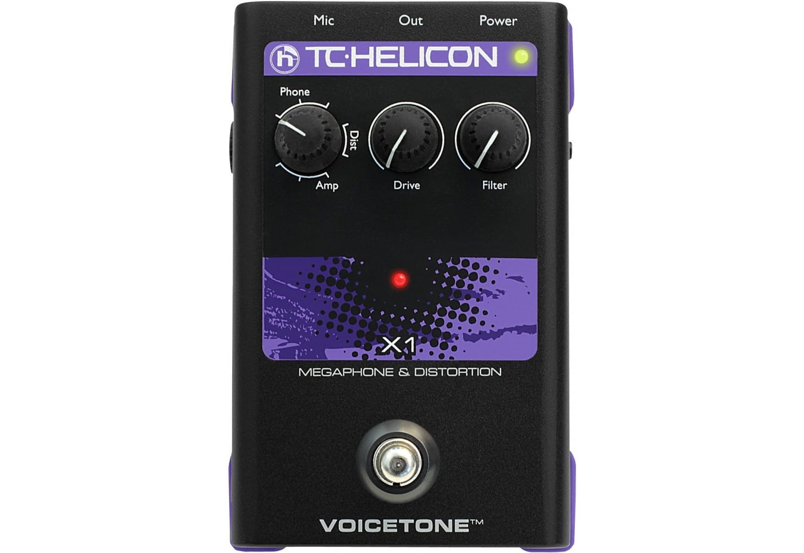 TC Helicon VoiceTone X1-top-front