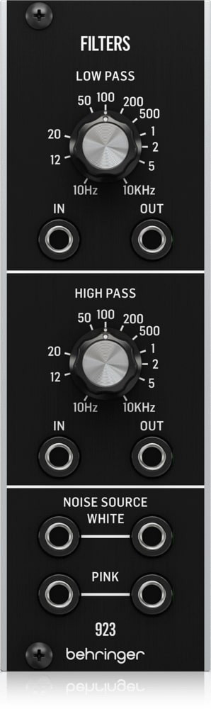 Behringer 923 FILTERS-top-front