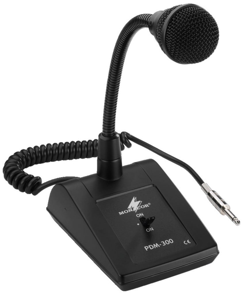 MONACOR PDM-300 - Mikrofon pulpitowy PA,