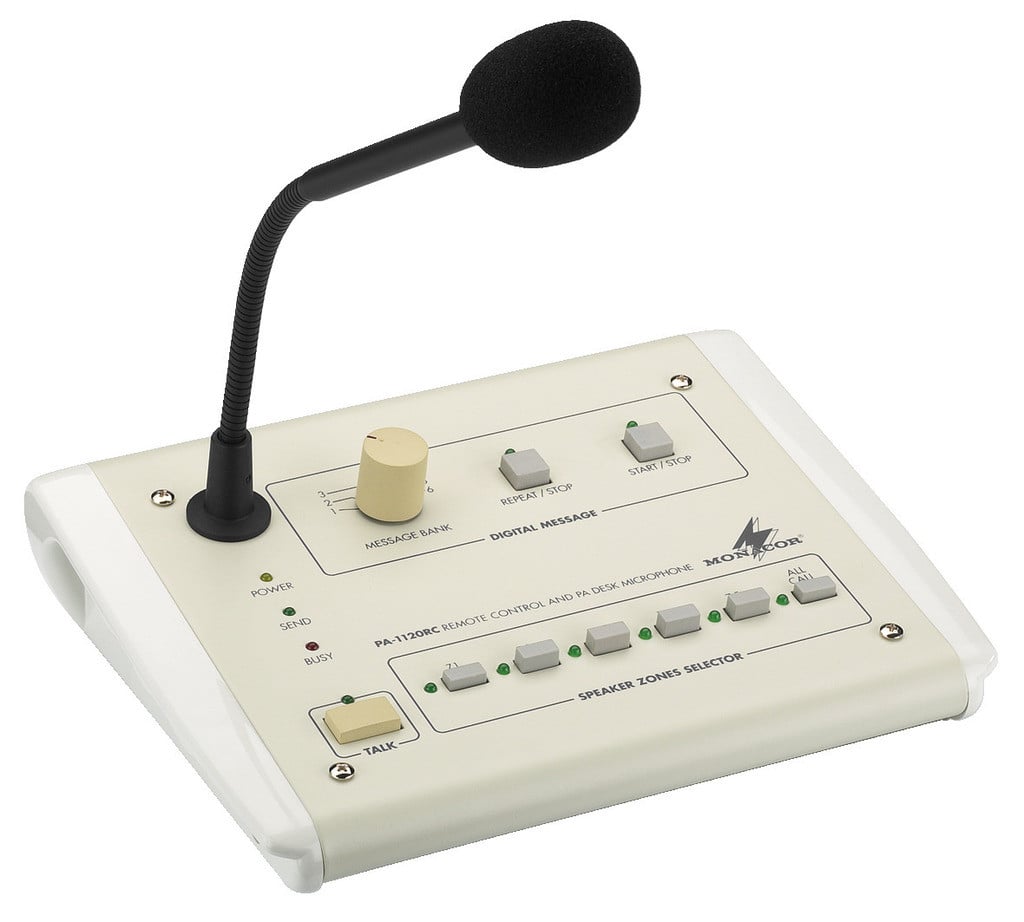 MONACOR PA-1120RC Mikrofon pulpitowy PA