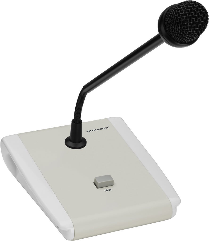 MONACOR PA-5000PTT Mikrofon pulpitowy PA (push-to-talk)