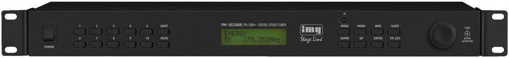 MONACOR FM-102DAB Cyfrowy tuner stereo