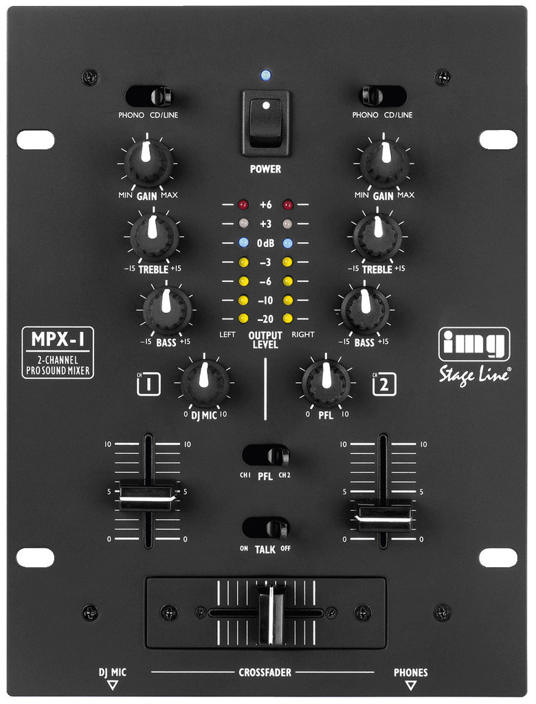 IMG STAGELINE MPX-1/BK Mikser stereo dla DJ