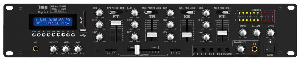 IMG STAGELINE MPX-410DMP Mikser stereo dla DJ