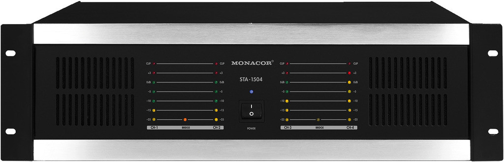 MONACOR STA-1504 Wielokanałowe wzmacniacze PA