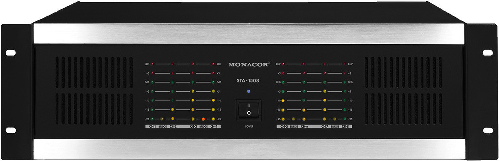 MONACOR STA-1508 Wielokanałowy wzmacniacz PA