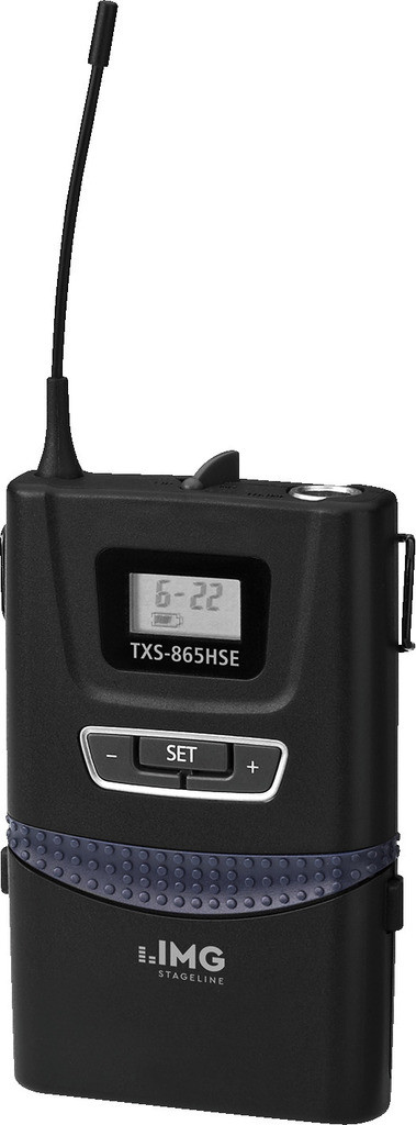 IMG STAGELINE TXS-865HSE Wieloczęstotliwościowy nadajnik kieszonkowy