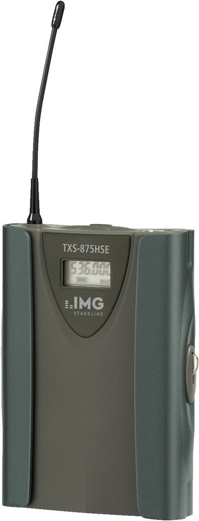 IMG STAGELINE TXS-875HSE Wieloczęstotliwościowy nadajnik kieszonkowy