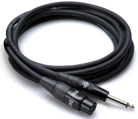 Hosa HMIC-005HZ Kabel mikrofonowy PRO XLR-TS 1,5 m