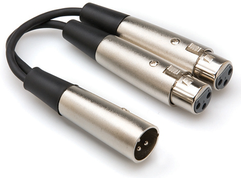 Hosa YXF-119 Kabel \'Y\' 2x XLR3f - XLR3m