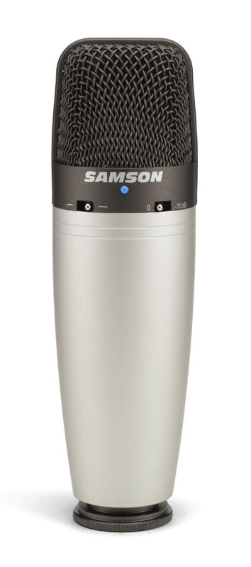 Samson C03 - wielko-membranowy mikrofon pojemnościowy