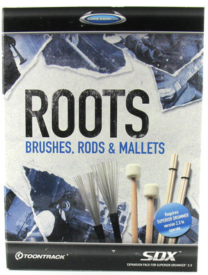 Toontrack Roots SDX - Brushes, Rods & Mallets