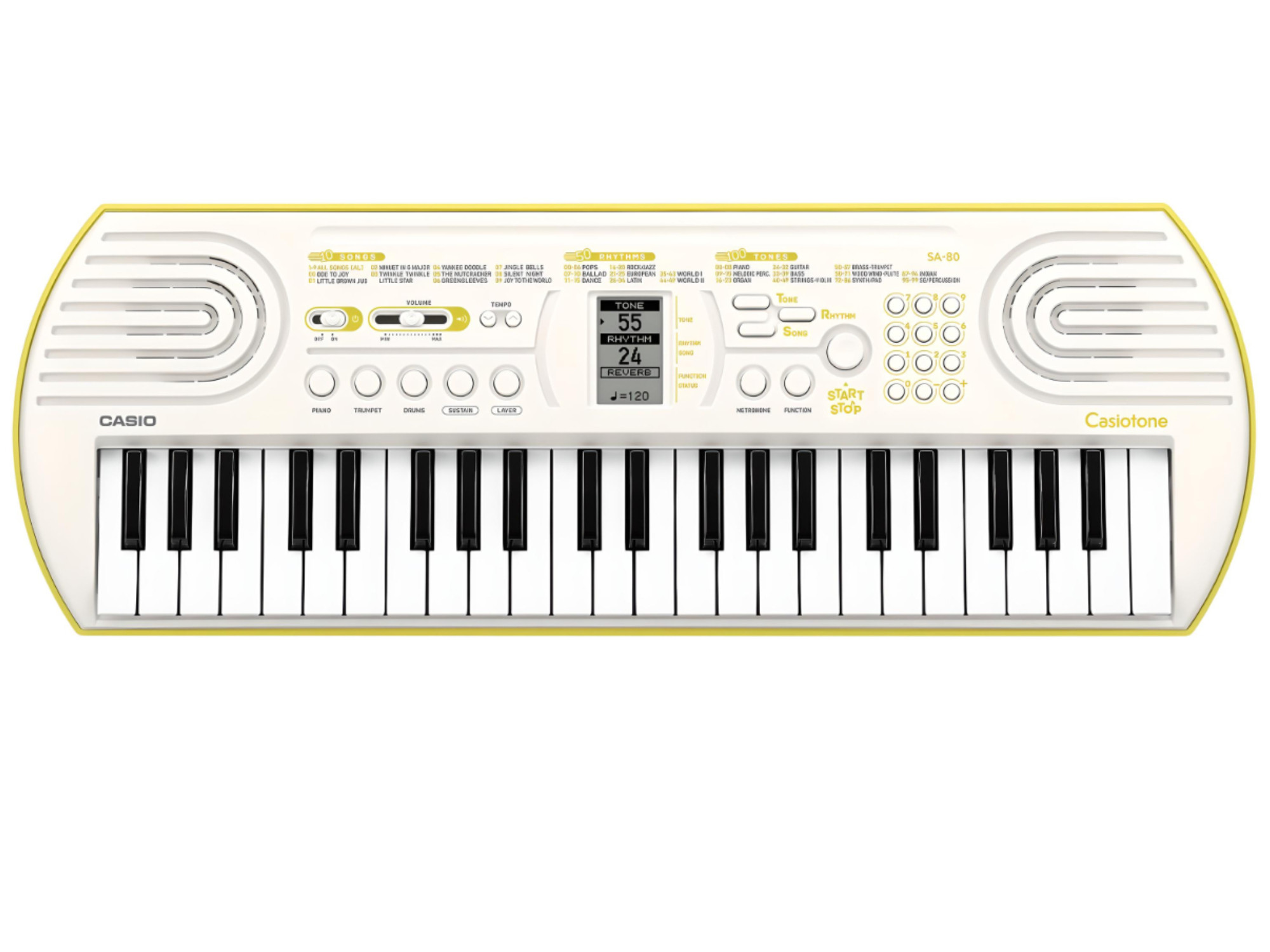 ‌Casio SA-80 - KEYBOARD z góry