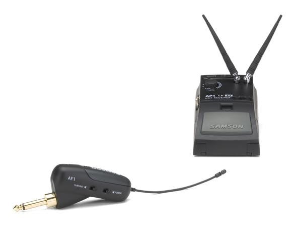 ‌Samson AP1/AF1 - system bezprzewodowy gitarowy GIBSON, 645.75 Mhz, nadajnik miniaturowy - JACK 1/4