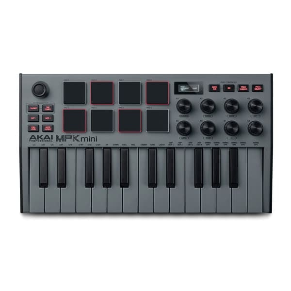 ‌AKAI MPK MINI MK3 GREY - klawiatura - front