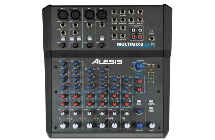 Alesis Multimix 8 USB FX Mikser z interfejsem USB + instrukcja PL