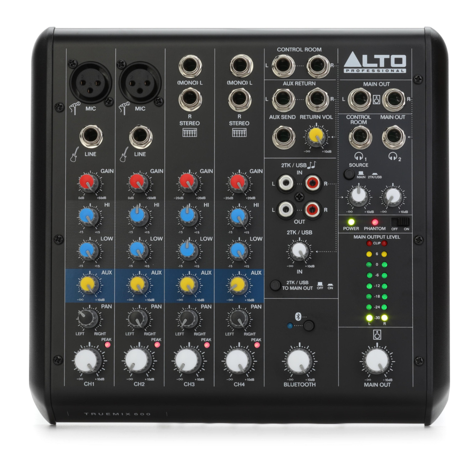 Alto Professional Truemix 600 - audio mixer widok z góry