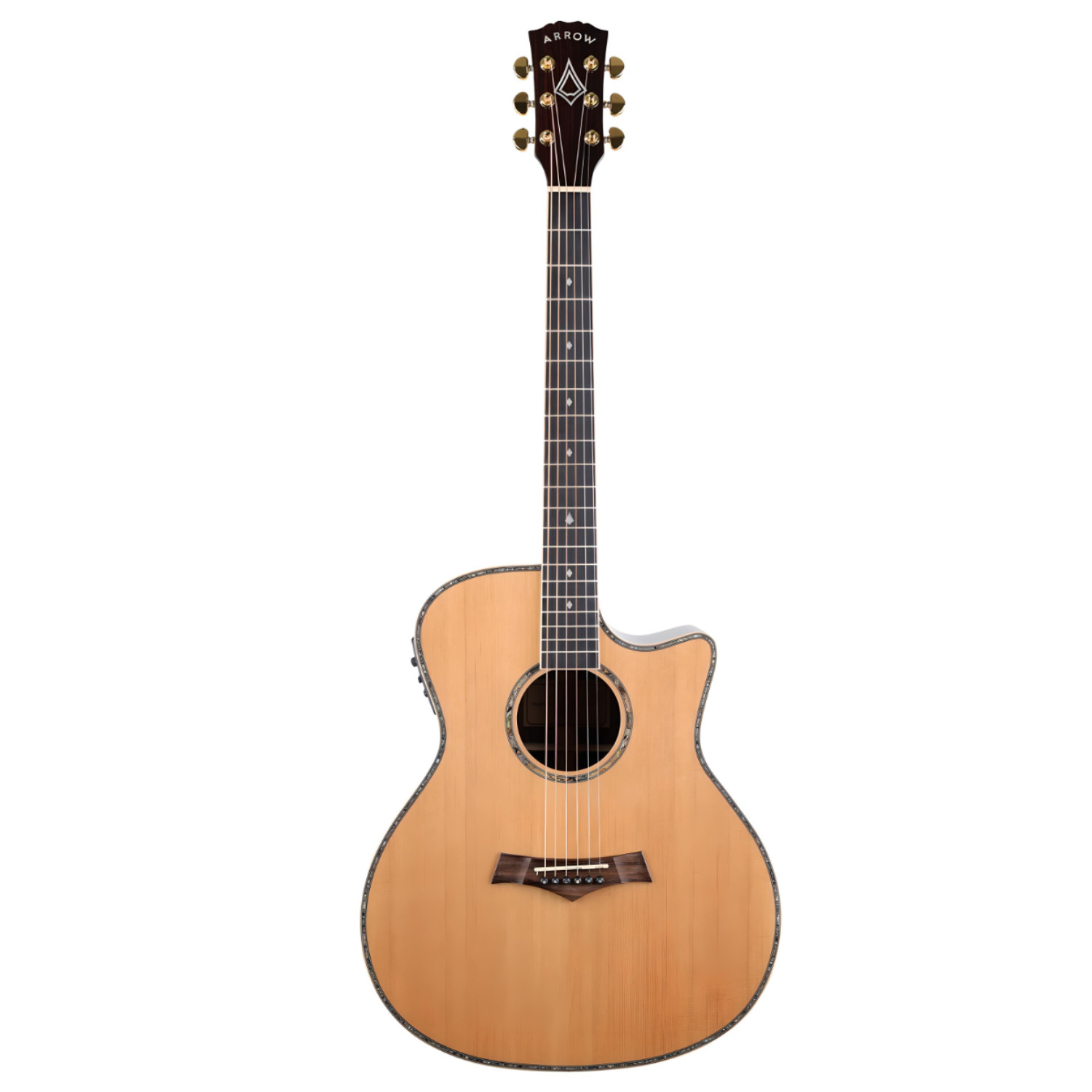 Arrow Platinium A CE SIT/RW Sitka/Rosewood - Electro-acoustic guitar  widok z przodu