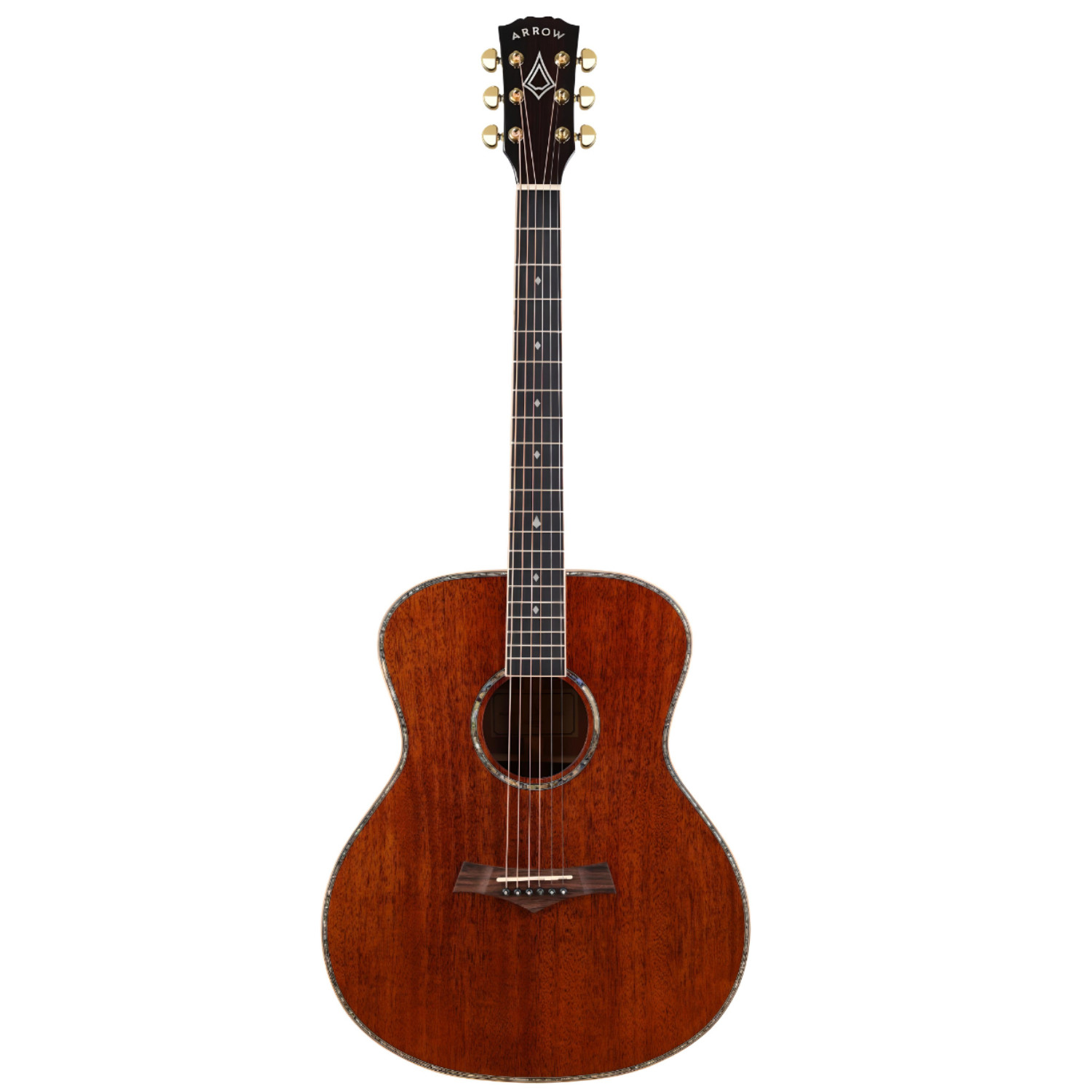 Arrow Platinium A MH/MH Mahogany/Mahogany - acoustic guitar front