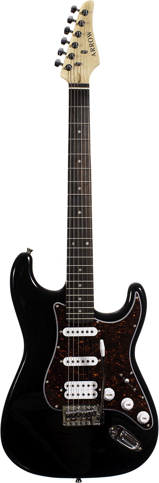 Arrow ST 211 Deep Black Rosewood/T-shell - gitara elektryczna