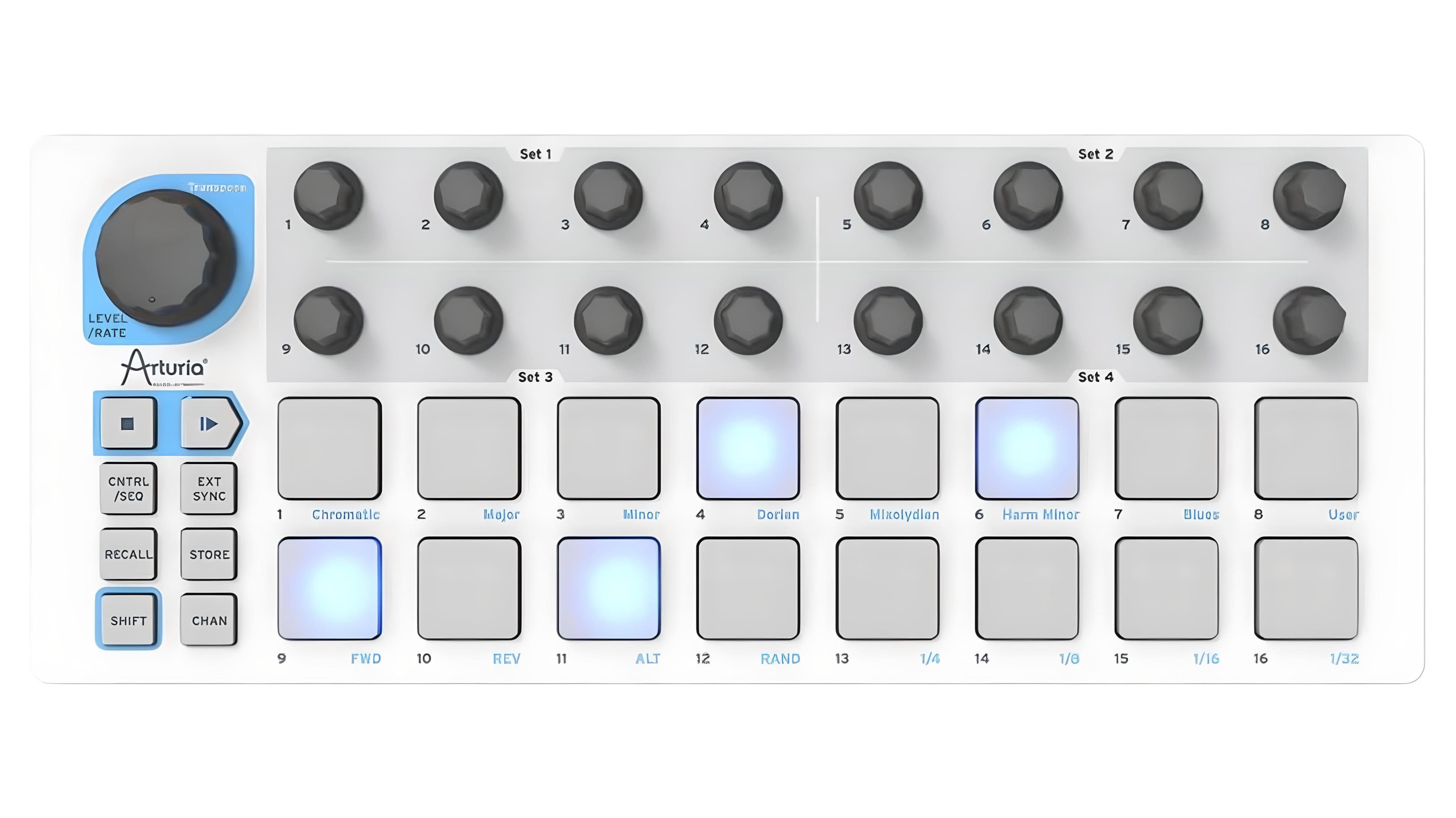 Arturia BEATSTEP - MIDI controller top