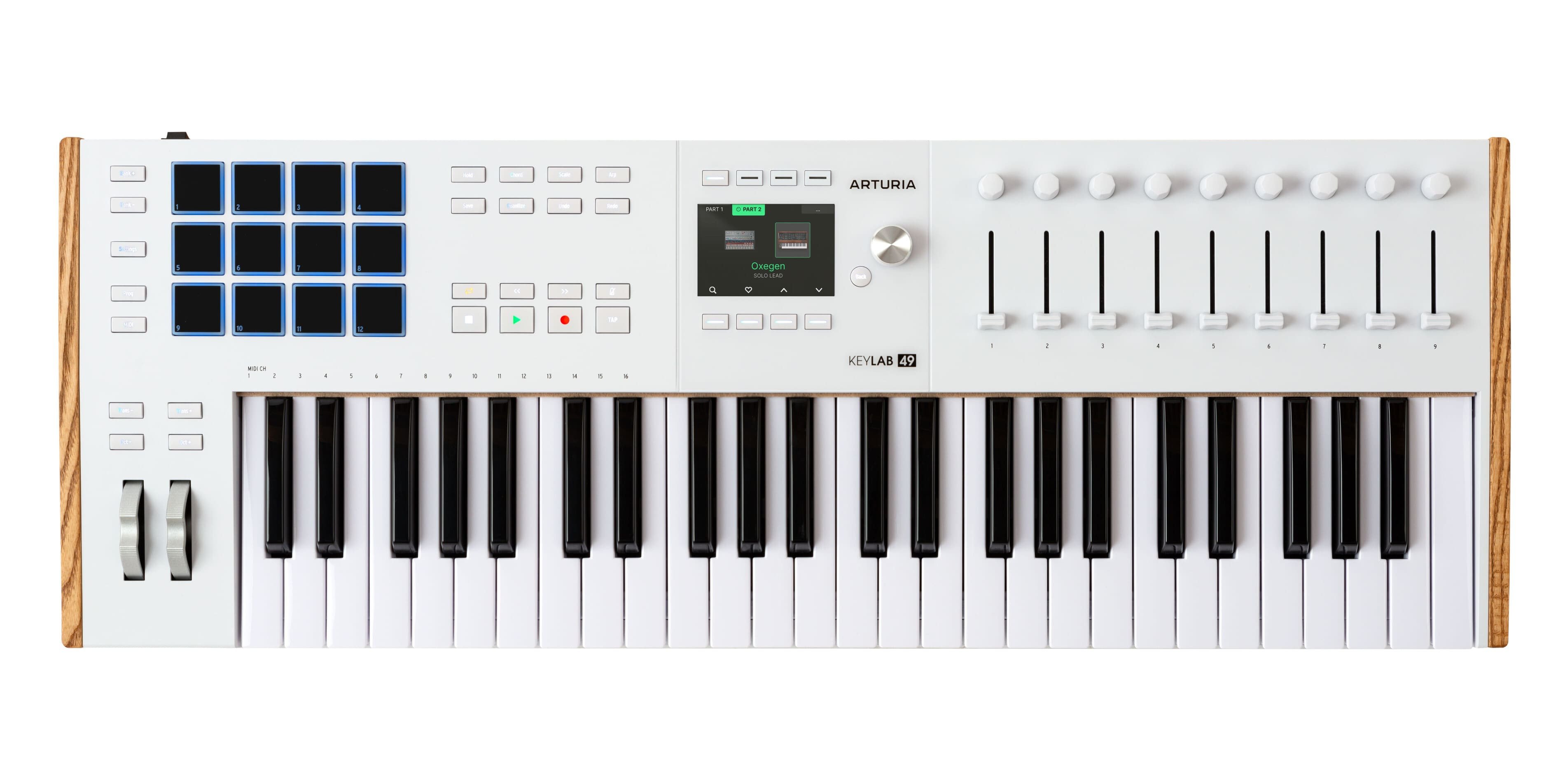 Arturia KeyLab mk3 white - Kontroler MIDI top