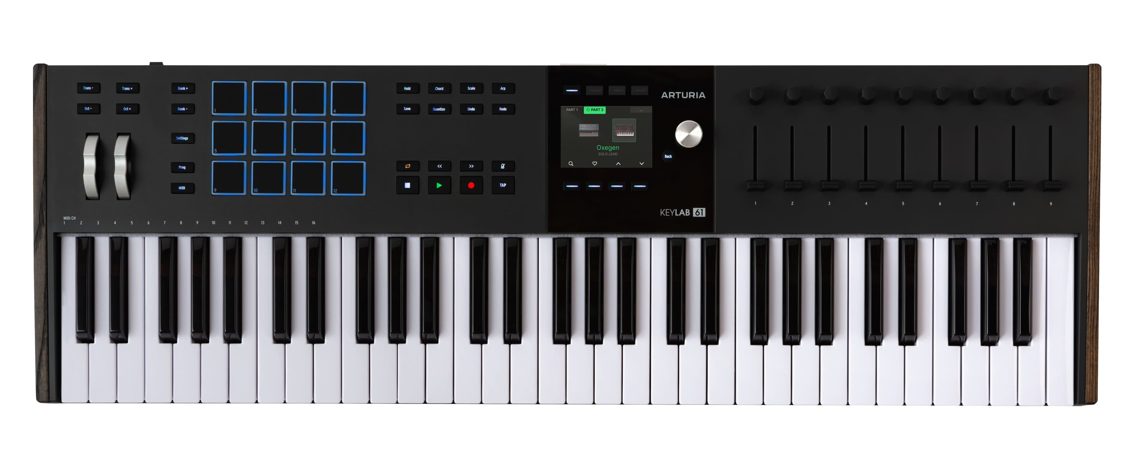 Arturia KeyLab 61 mk3 Black - kontroler MIDI top