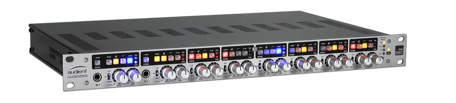 Audient -ASP880-preamplifier-przod