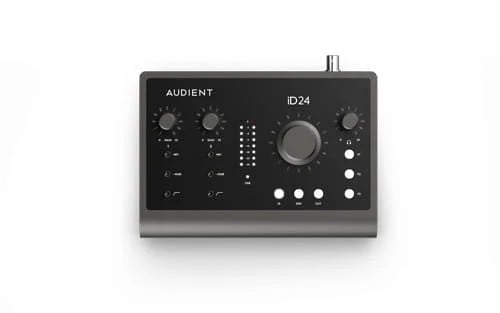 ‌Audient id24 - interfejs audio USB 10 wejść / 14 wyjść.
