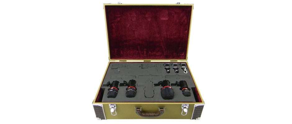 Avantone CDMK-4 - Zestaw mikrofonów do perkusji w walizce