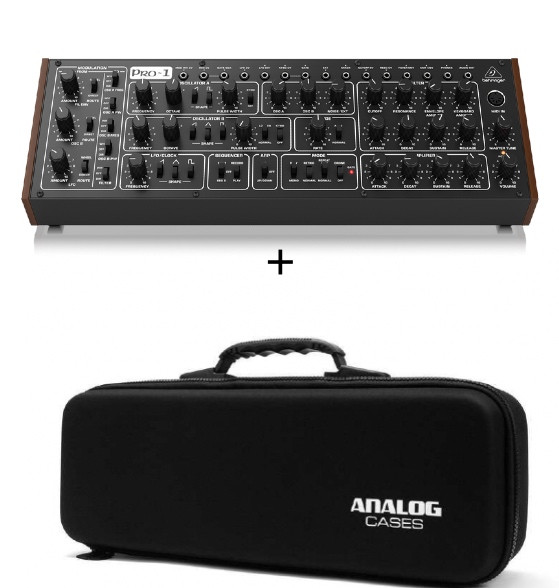 ‌Behringer PRO-1 + ANALOG CASES PULSE - syntezator analogowy + case