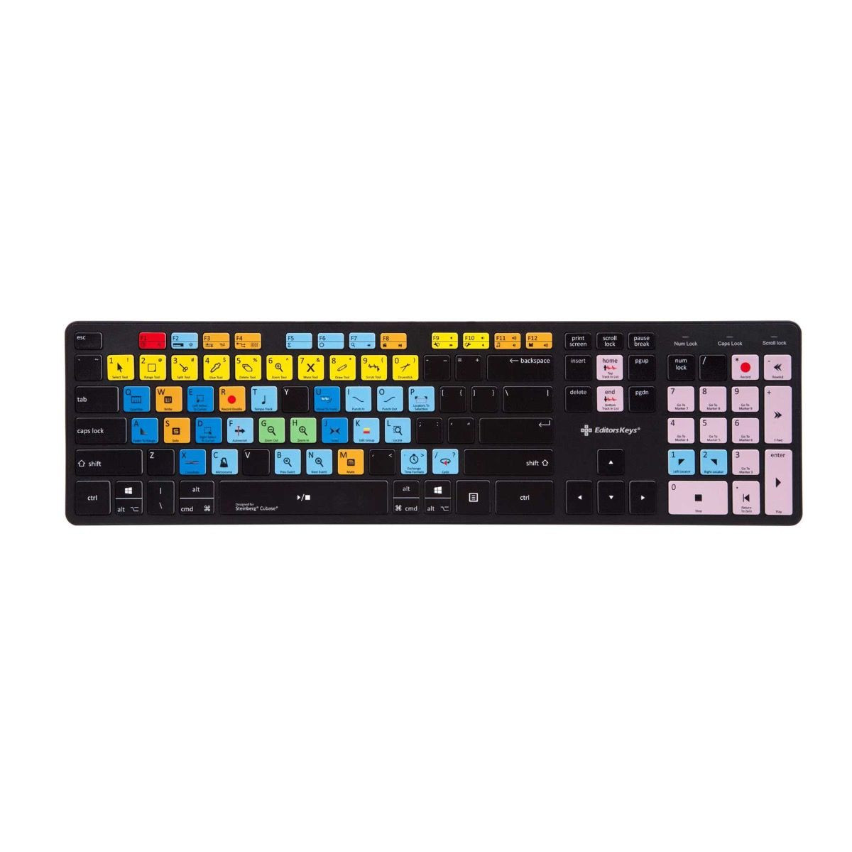 EDITORSKEYS - CUBASE KEYBOARD MAC/WIN (SLIMLINE)