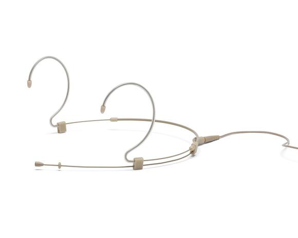 SAMSON DE10x - Mikrofon nagłowny dookólny, beżowy, 3mm kapsuła, 4 redukcje kablowe, osłony, przekładane ramie z kapsułą