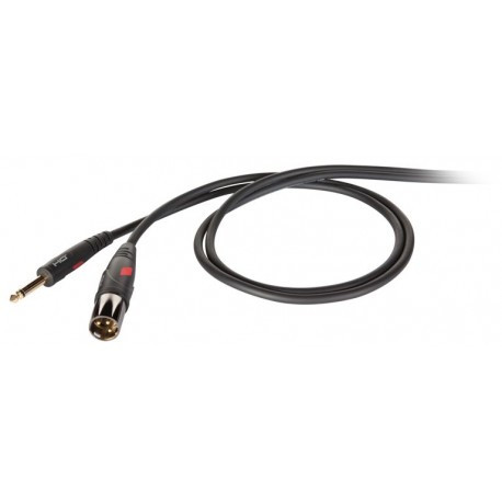 Die-Hard DHG220LU1 - Kabel mikrofonowy mono jack - XLR M 1m B-STOCK