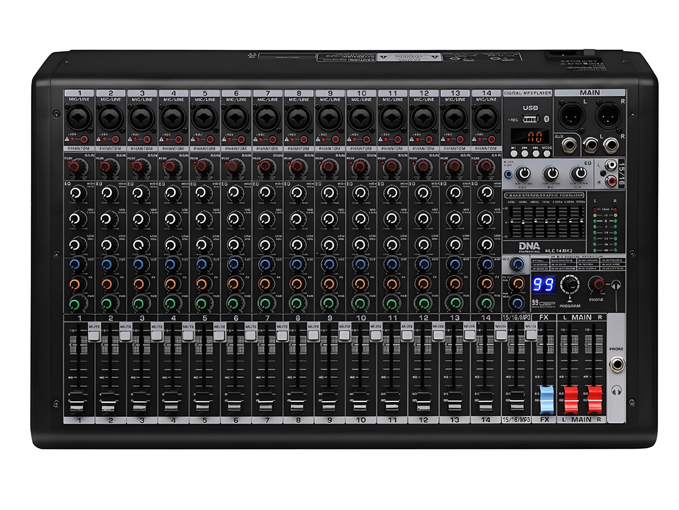 DNA HLC 14 MK2 - analog mixer z góry