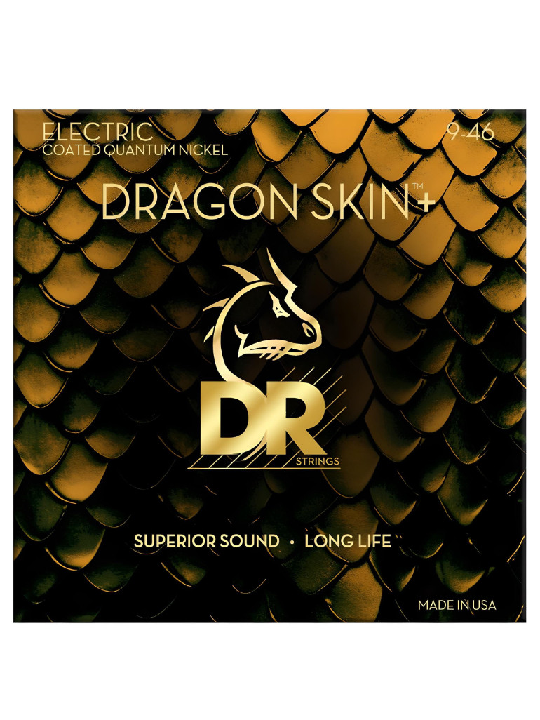 DR DEQ 9-46 DRAGON SKIN+ - Strings for electric guitar front