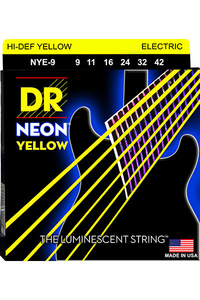 DR NYE 9-42 NEON YELLOW - STRUNY DO GIT. ELEKTRYCZNEJ