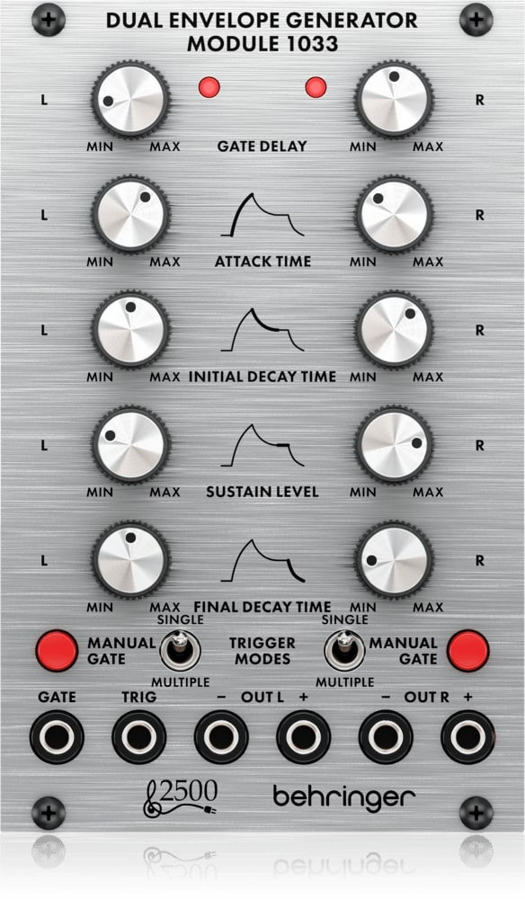 Behringer DUAL ENVELOPE GENERATOR M 1033-top-front