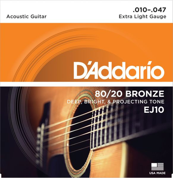 DADDARIO EJ10 - Struny do gitary akustycznej