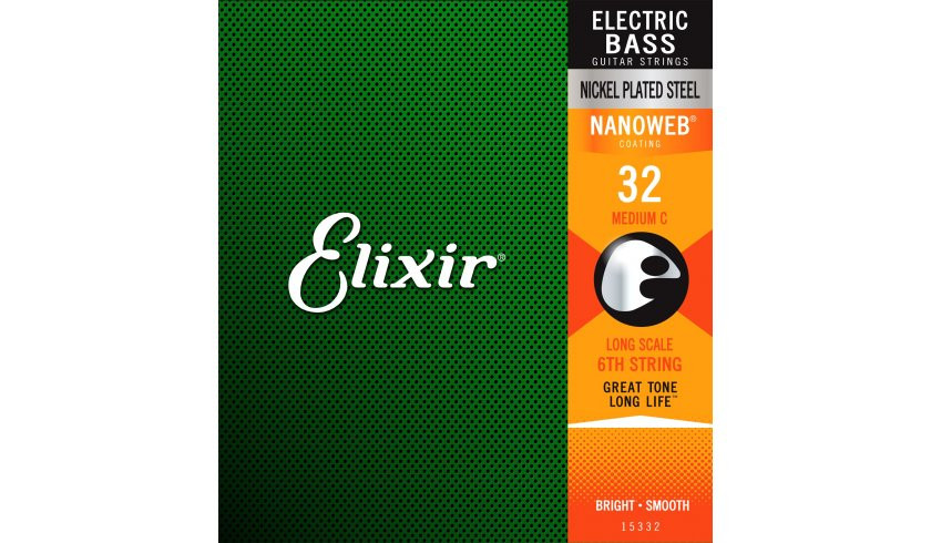 Elixir 15332 NanoWeb struna 6 medium 32 - struny basowe