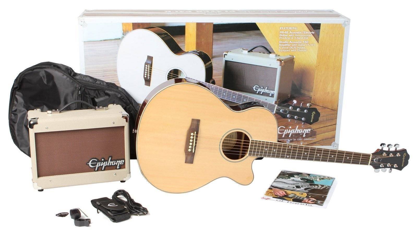 Epiphone PLAYER PACK PR4E NA - zestaw gitarowy