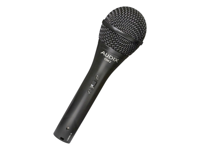 AUDIX OM2S - mikrofon wokalny dynamiczny z wyłącznikiem