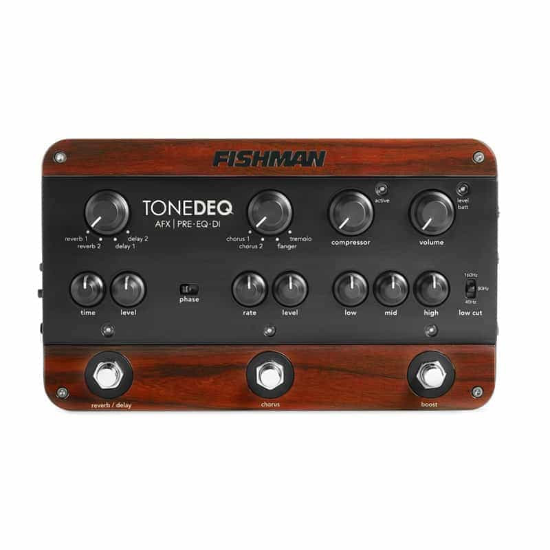 Fishman Tonedeq Afx Preamp, Eq, And Di With Dual Effects - preamp gitarowy